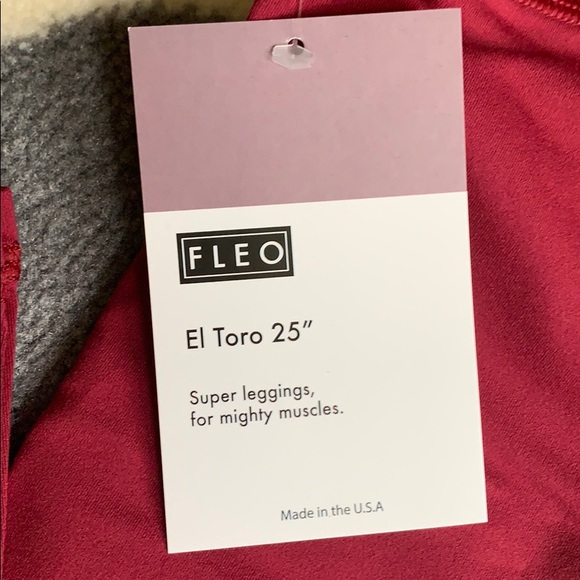 FLEO El Toro- Red Bounce Leggings - Picture 2 of 5